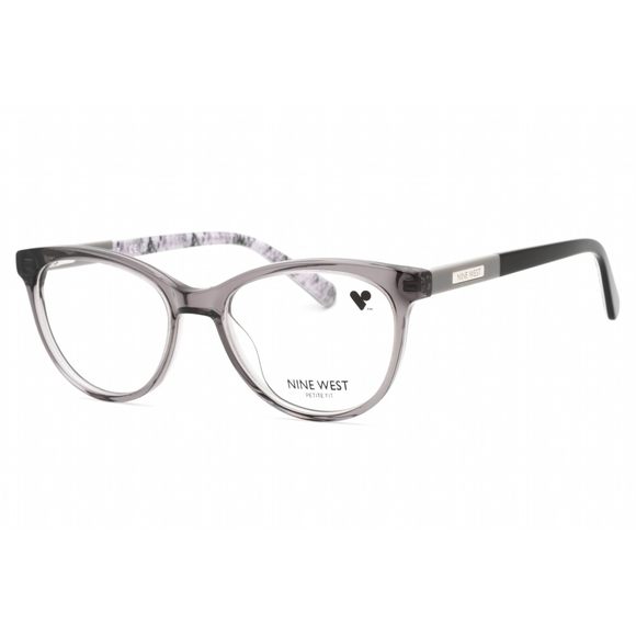 New NINE WEST NW-5209 014 Crystal Light Grey Eyeglasses 49/16/135 main image 4